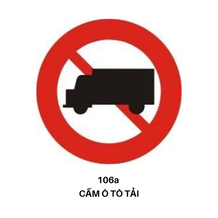 biển báo cấm xe ô tô tải