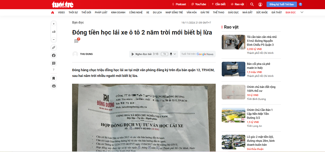 cảnh báo chiêu trò lừa đảo thi bằng lái xe